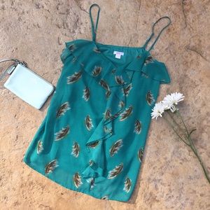 Xhilaration Ruffle Tank